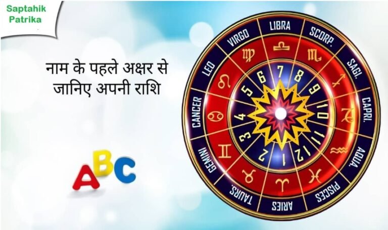 नाम के पहले अक्षर से जानें अपना राशि