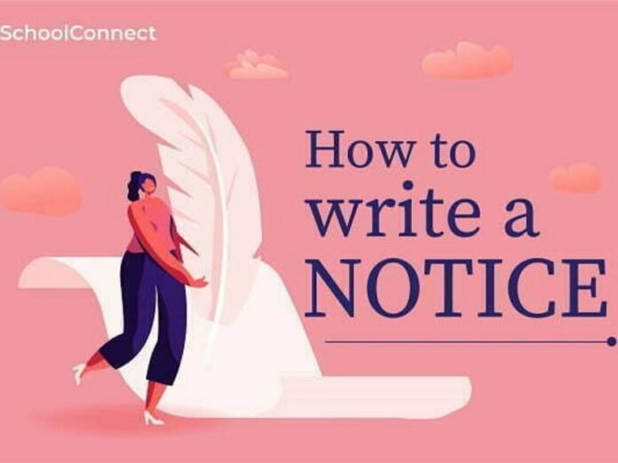 How to Write a Notice