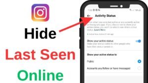 how to hide last seen in instagram
