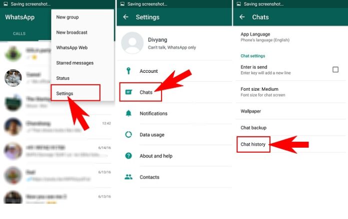 how to hide whatsapp chat