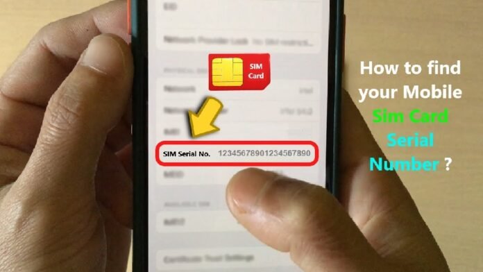 how to check mobile number from sim