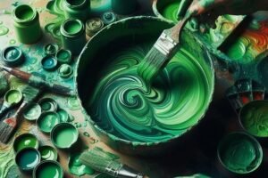 How to Make Green Colour
