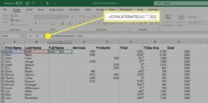 how to merge two columns in excel