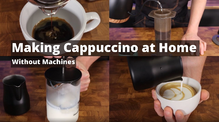 How to Make Coffee with Milk Without a Machine