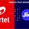 How to Port Airtel to Jio