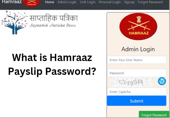 What is Hamraaz Payslip Password