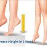 How to Increase Height in 1 Week