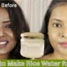 How to Make Rice Water for Face