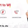 How to Port Vi to Jio