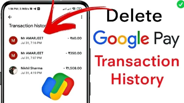 How to Delete Transaction History in Google Pay
