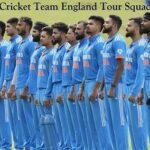 Indian Cricket Team England Tour Squad