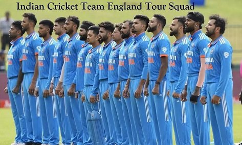 Indian Cricket Team England Tour Squad